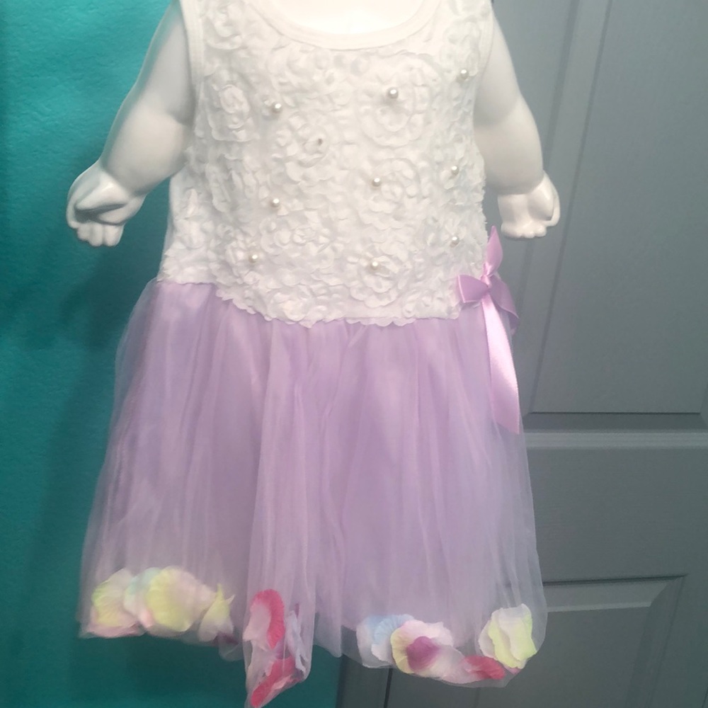 Flower petal dress